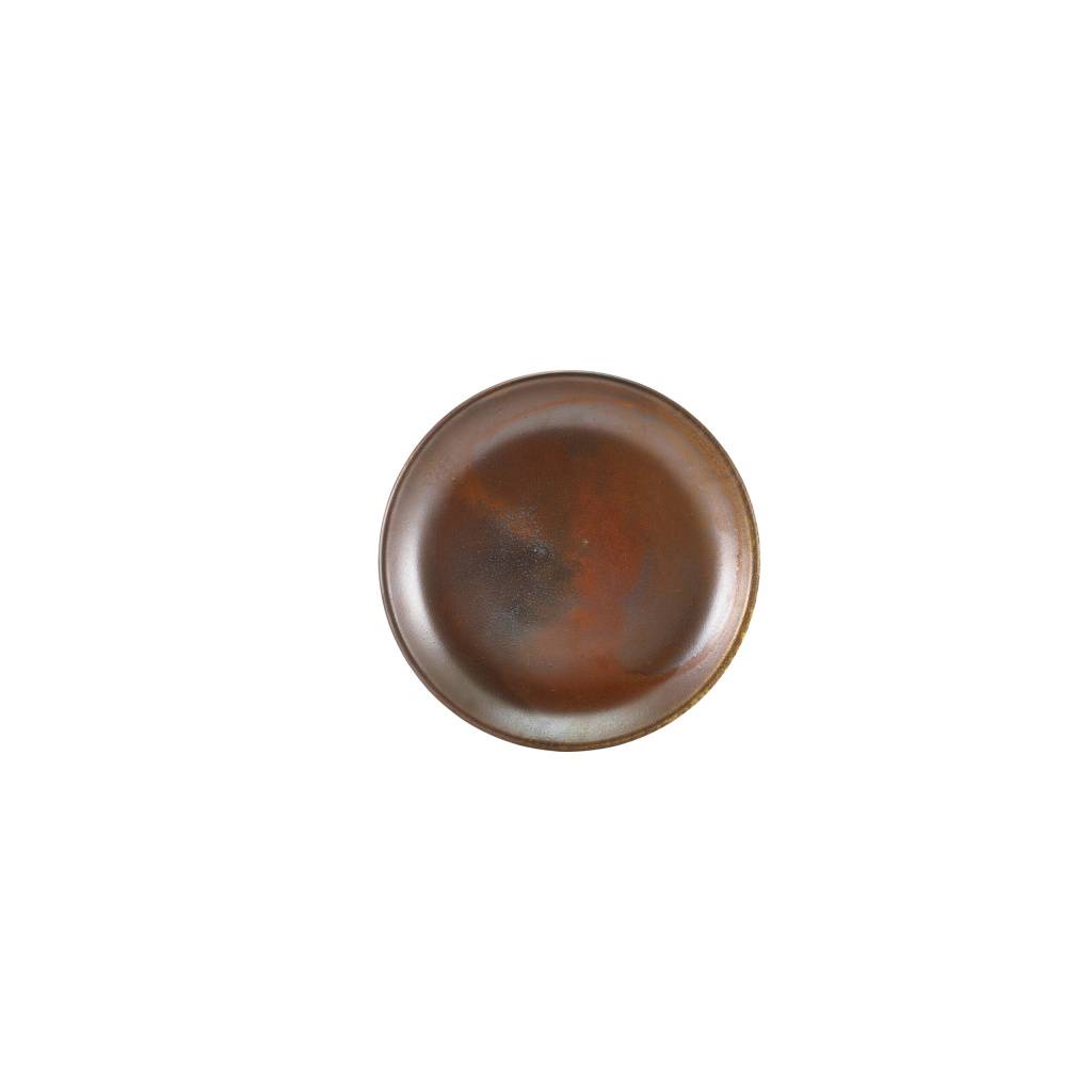Terra Porcelain Rustic Copper Coupe Plate 19cm