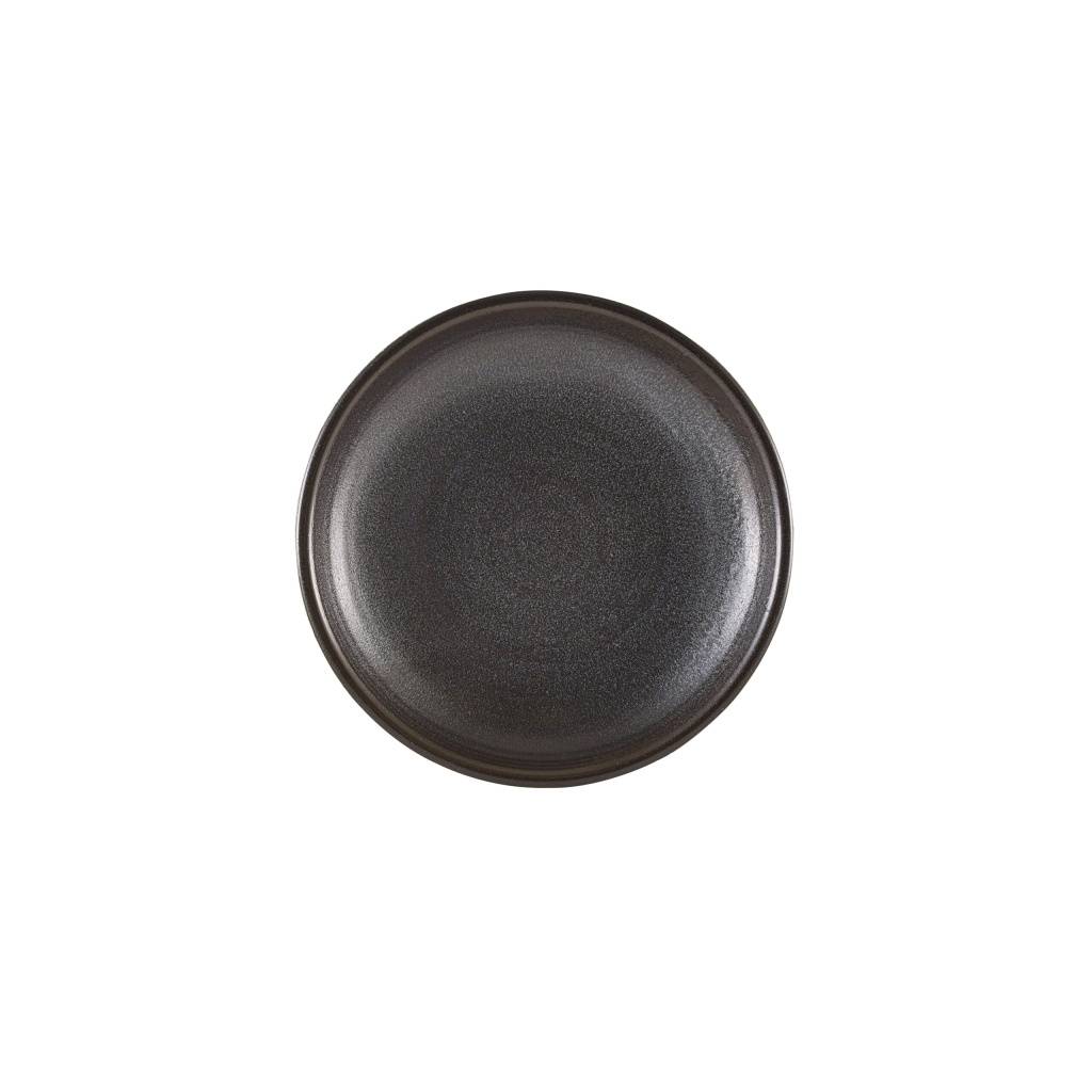 Terra Porcelain Black Deep Coupe Plate 21cm
