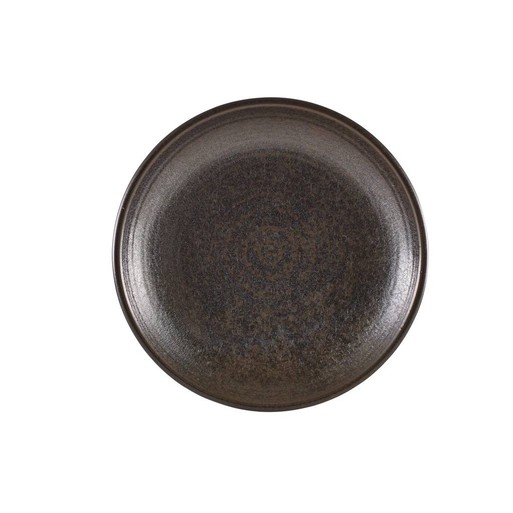 Terra Porcelain Black Deep Coupe Plate 28cm