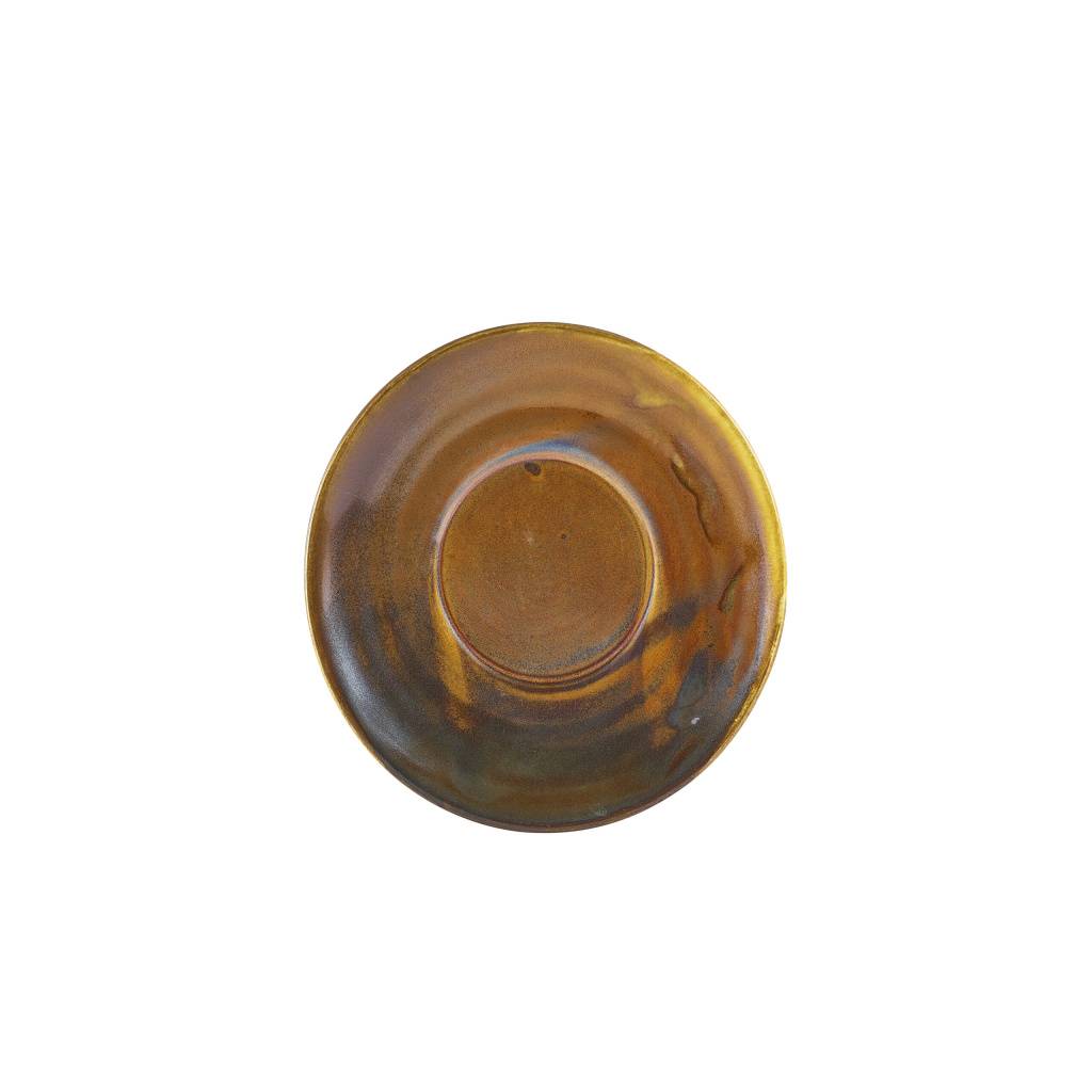 Terra Porcelain Rustic Copper Saucer 14.5cm