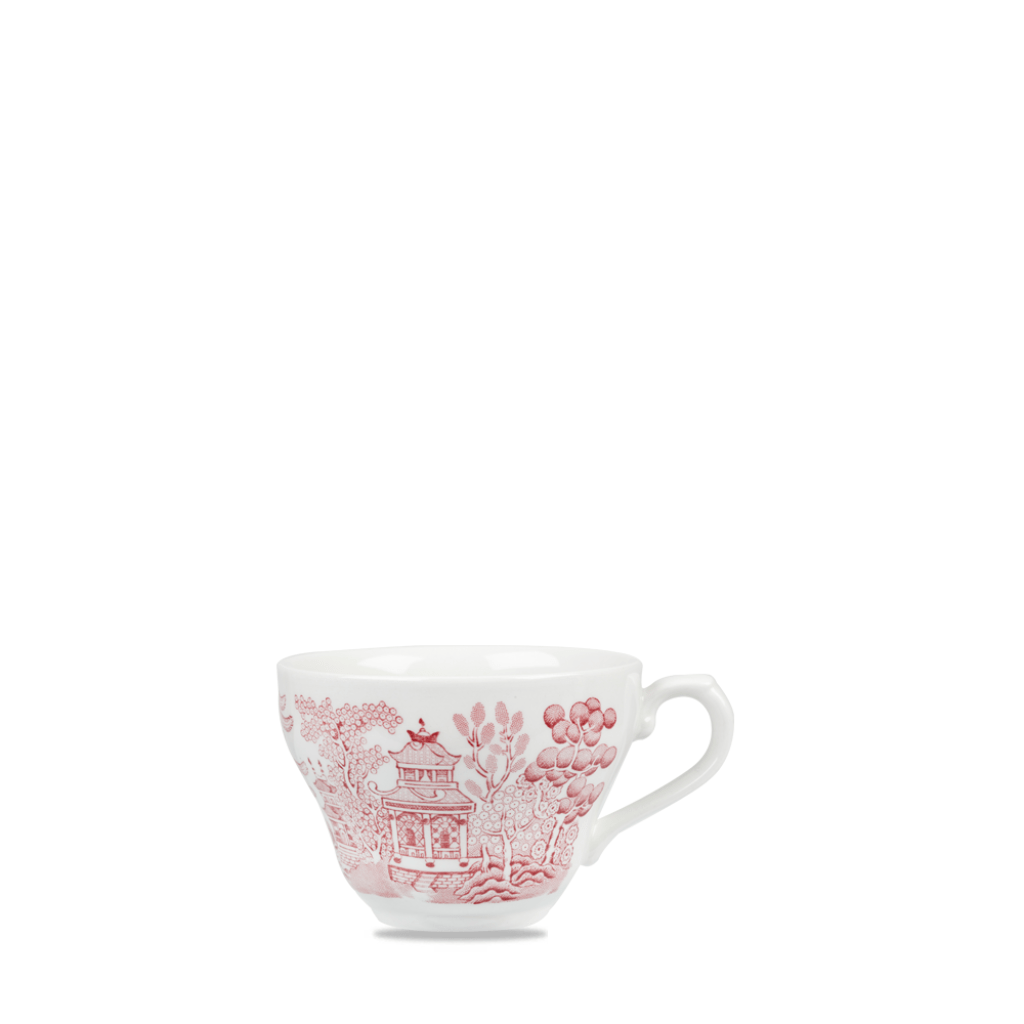 Cranberry Willow Georgian Tea Cup