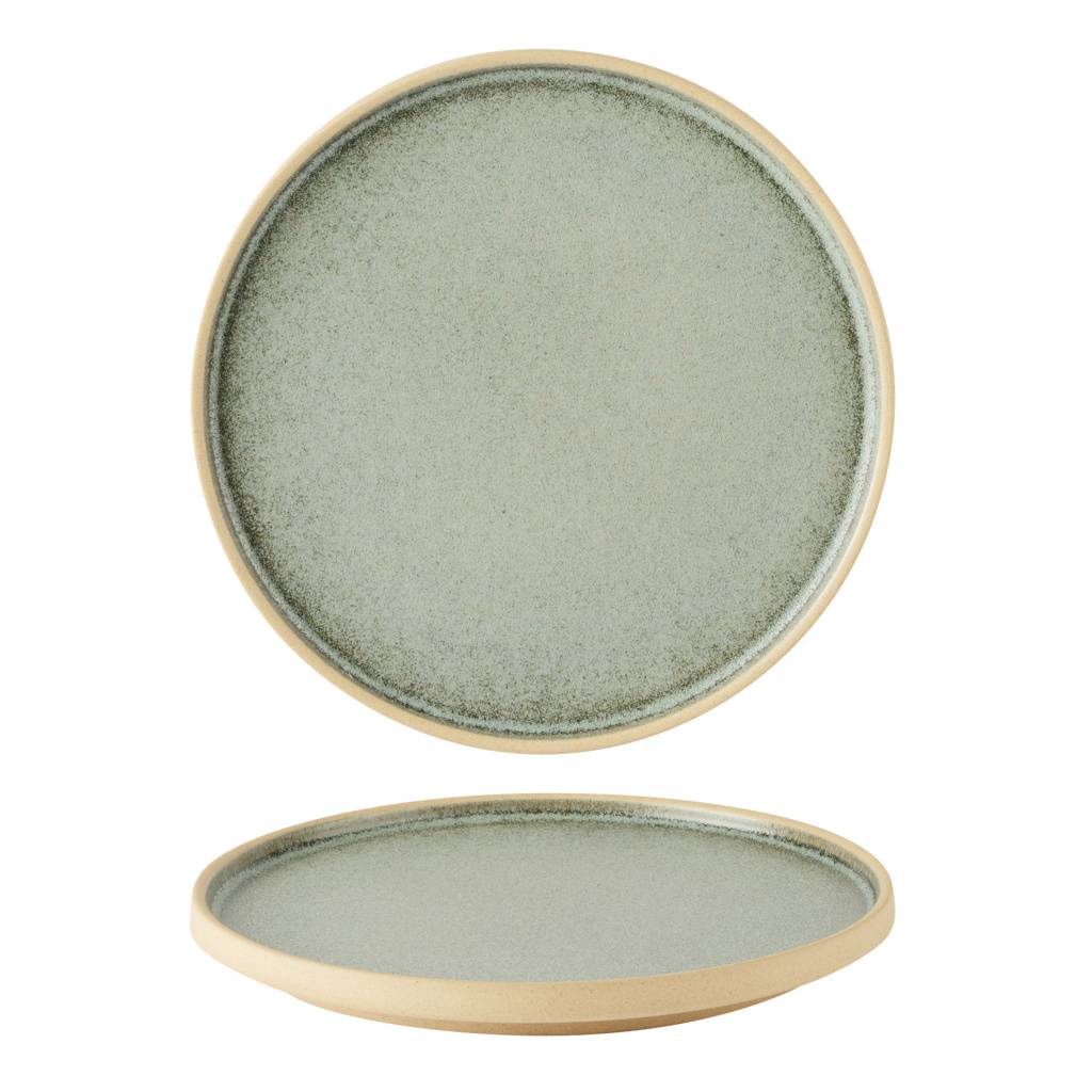 Pistachio Walled Plate 21cm/8.25″