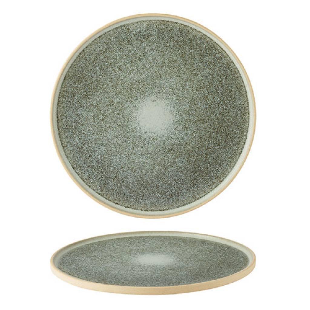 Pistachio Walled Plate 26cm/10″
