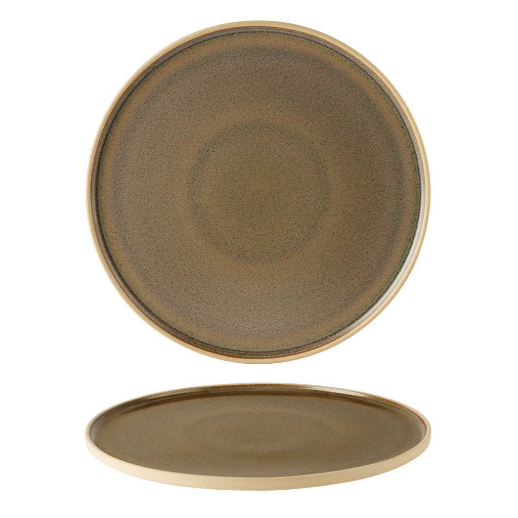 Fawn Walled Plate 26cm/10″